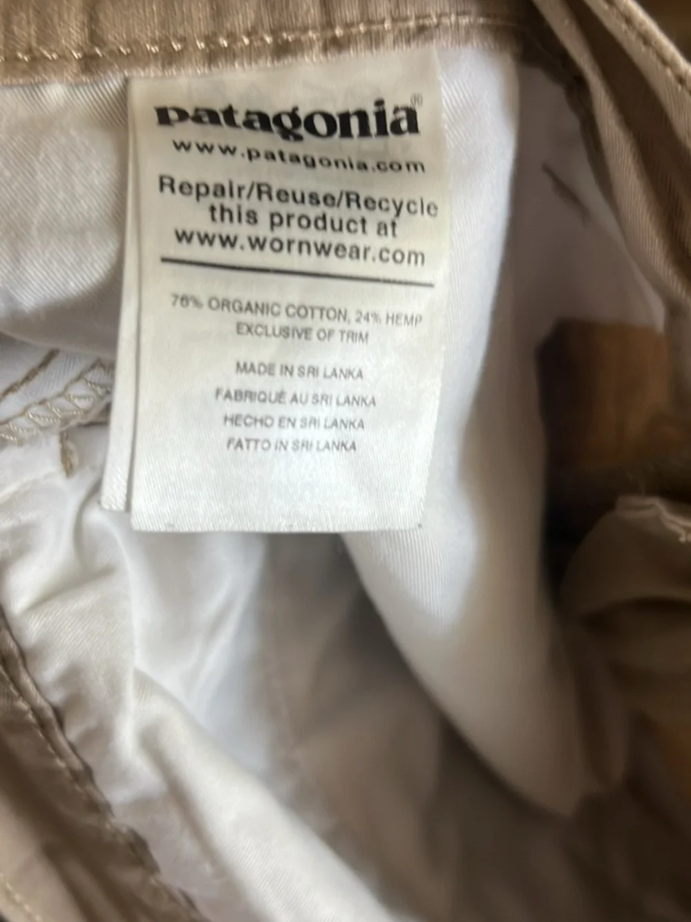 Patagonia Men’s Beige/Tan Shorts 33x5